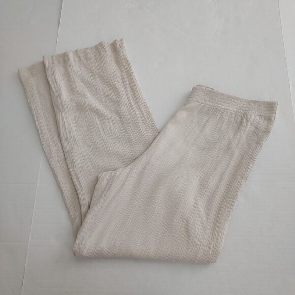 Babaton Aritzia Tribute Cream Pull On Pants Size Large - Picture 4 of 11
